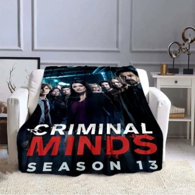 Criminal Mind Throw Blanket Weapons and drugs Flannel Singel TV Blankets for Beds Gift Bedding Home 3 - Criminal Minds Shop